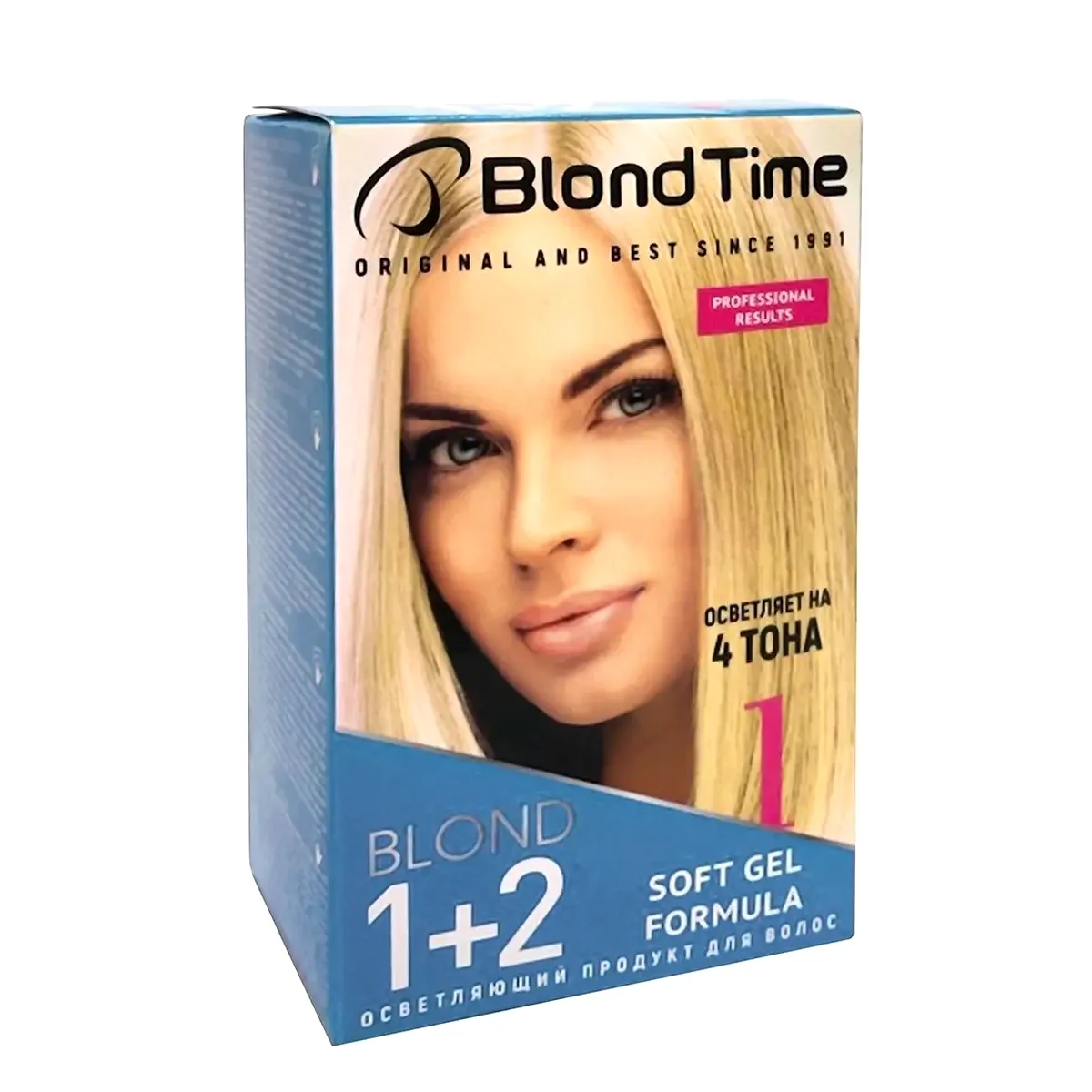 BLOND TIME Осветляющий продукт для волос №1 BLOND гель+окислитель 12%, фото 1
