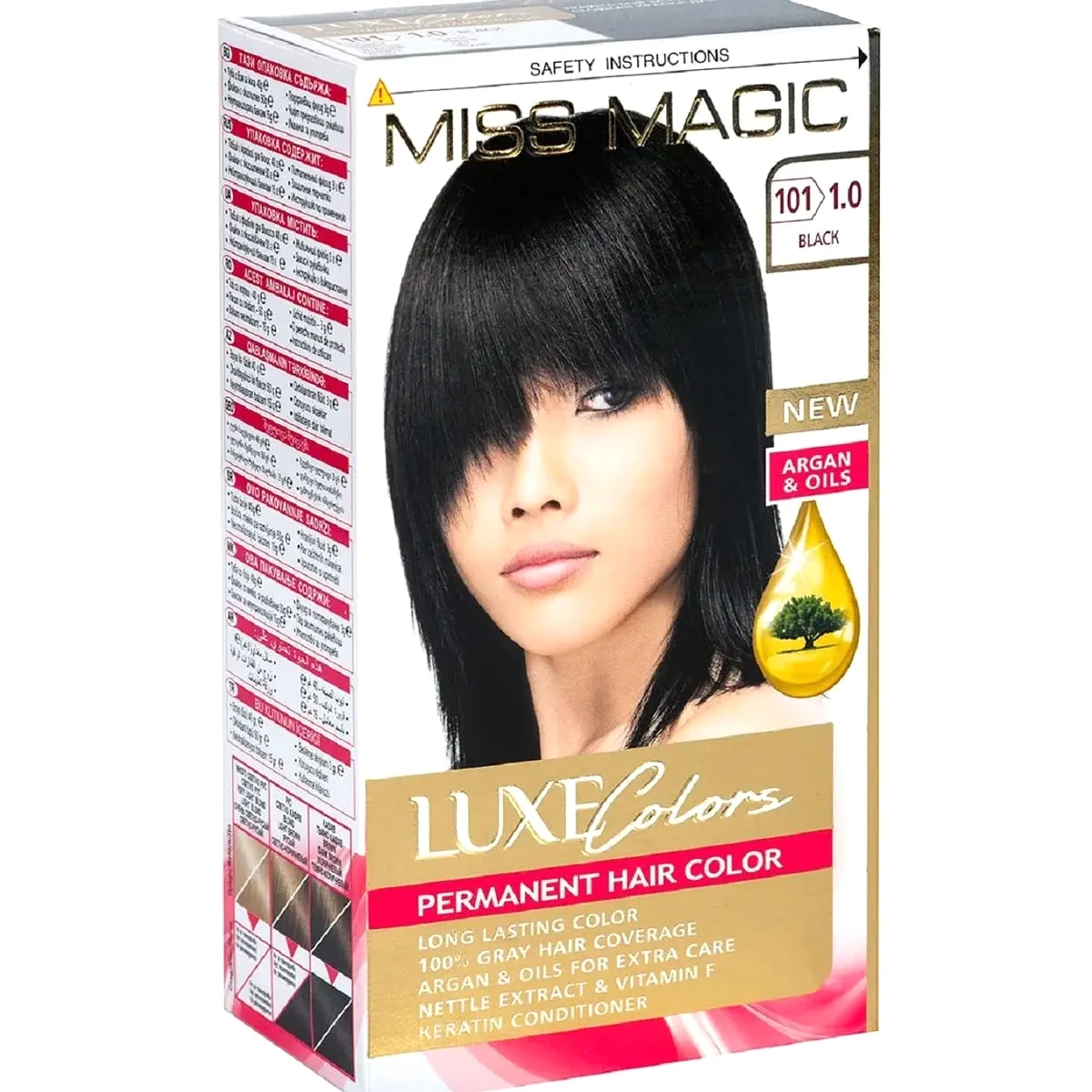 Miss Magic Miss Magic LUXE COLORS 101/1.0- черный