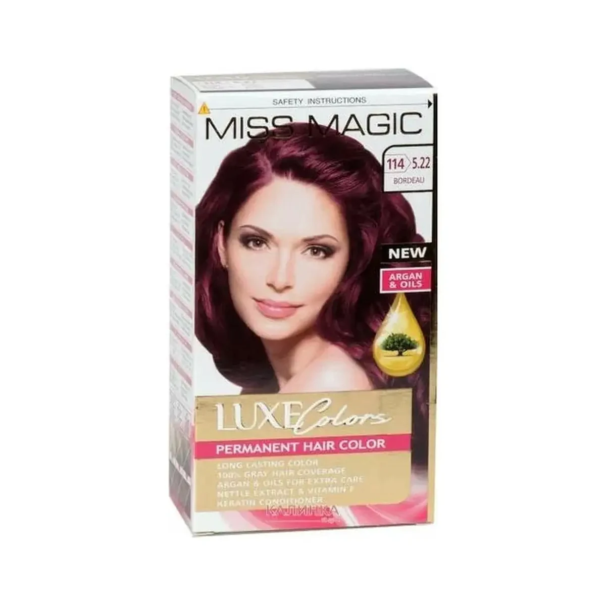 Miss Magic Miss Magic LUXE COLORS 114/5.22- бордо