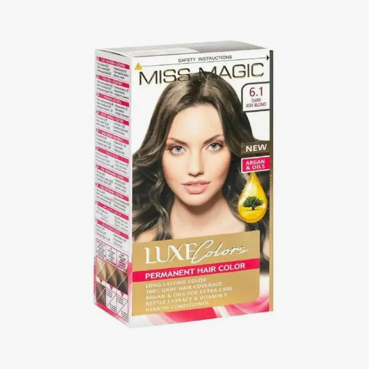 Miss Magic Miss Magic LUXE COLORS 6.1 - темный пепельно-русый