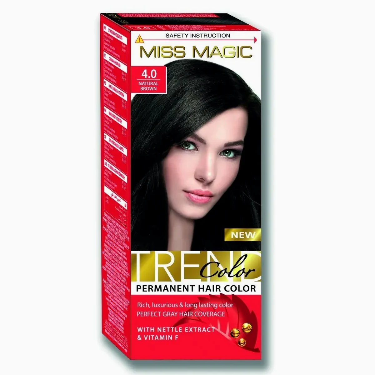 Miss Magic Trend Color краска д/волос 4.0 натуральный коричневый, фото 1