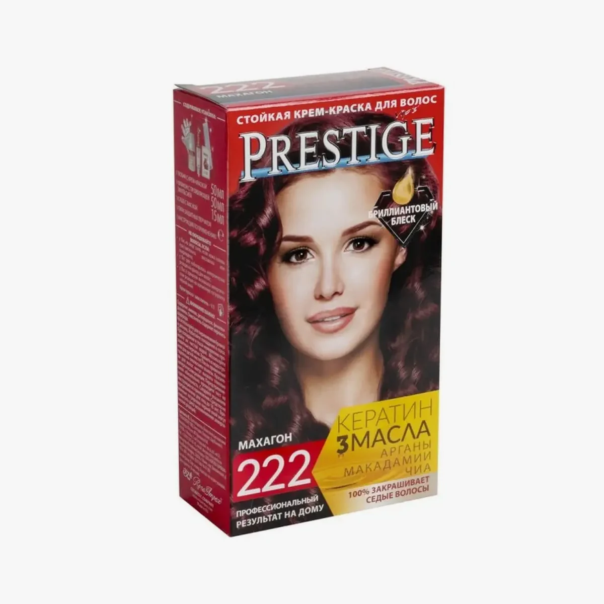 VIP`S Prestige Краска д/волос Prestige 222 Махагон, фото 1