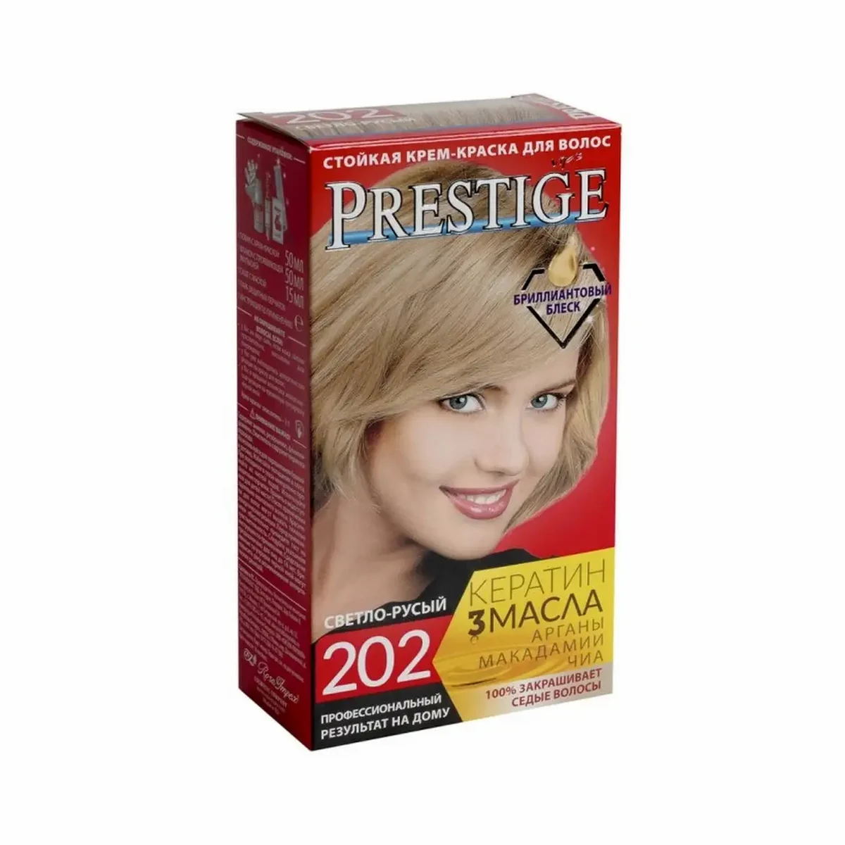 VIP`S Prestige Краска для волос Prestige 202 Светло-русый, фото 1