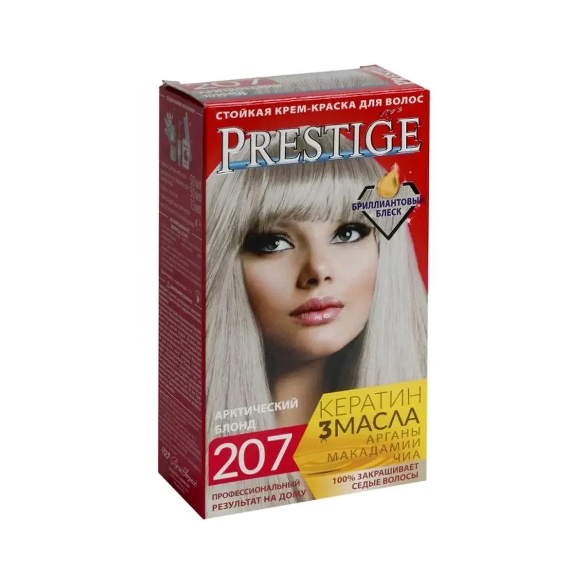 VIP`S Prestige Краска для волос Prestige 207 Арктический блонд, фото 1