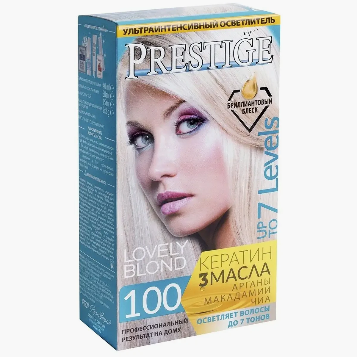 VIP`S Prestige Ультраинтенсивный осветлитель для волос №100 LOVELY BLOND, фото 1